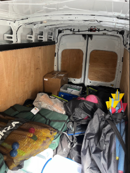 Van to London